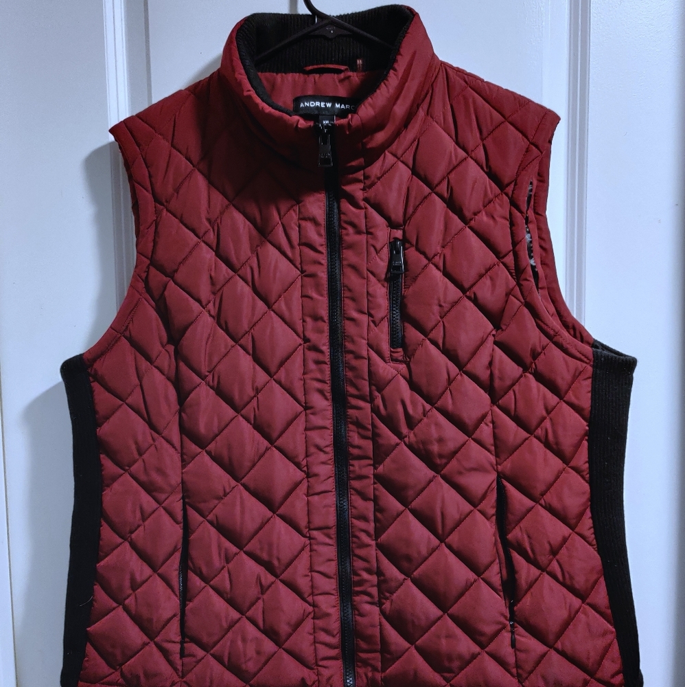 Maroon Puffer Vest